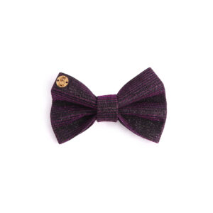 Grape Diamond Sparkle Bow Tie