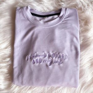Lilac Parent Embroidered Sweater